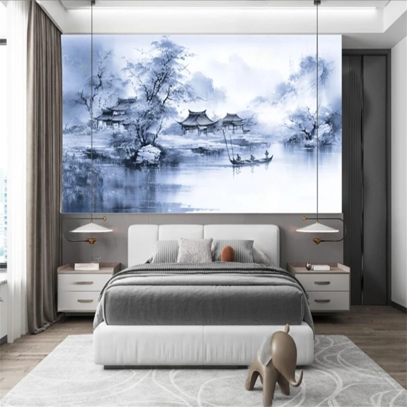 3D Wallpaper Chinese Eclectic Scenes